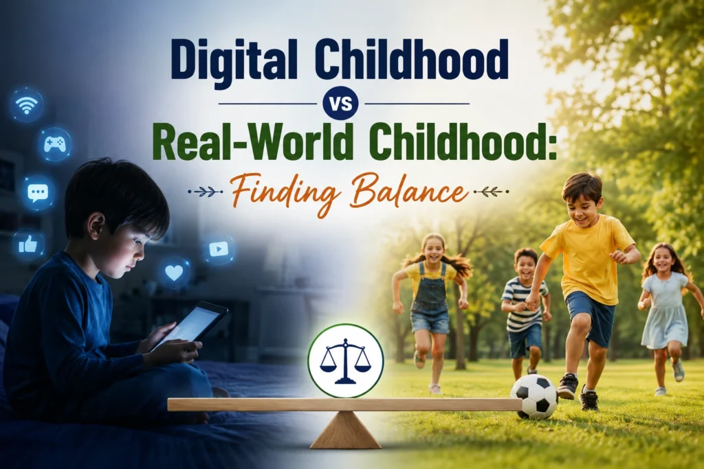 Digital Childhood vs Real-World Childhood